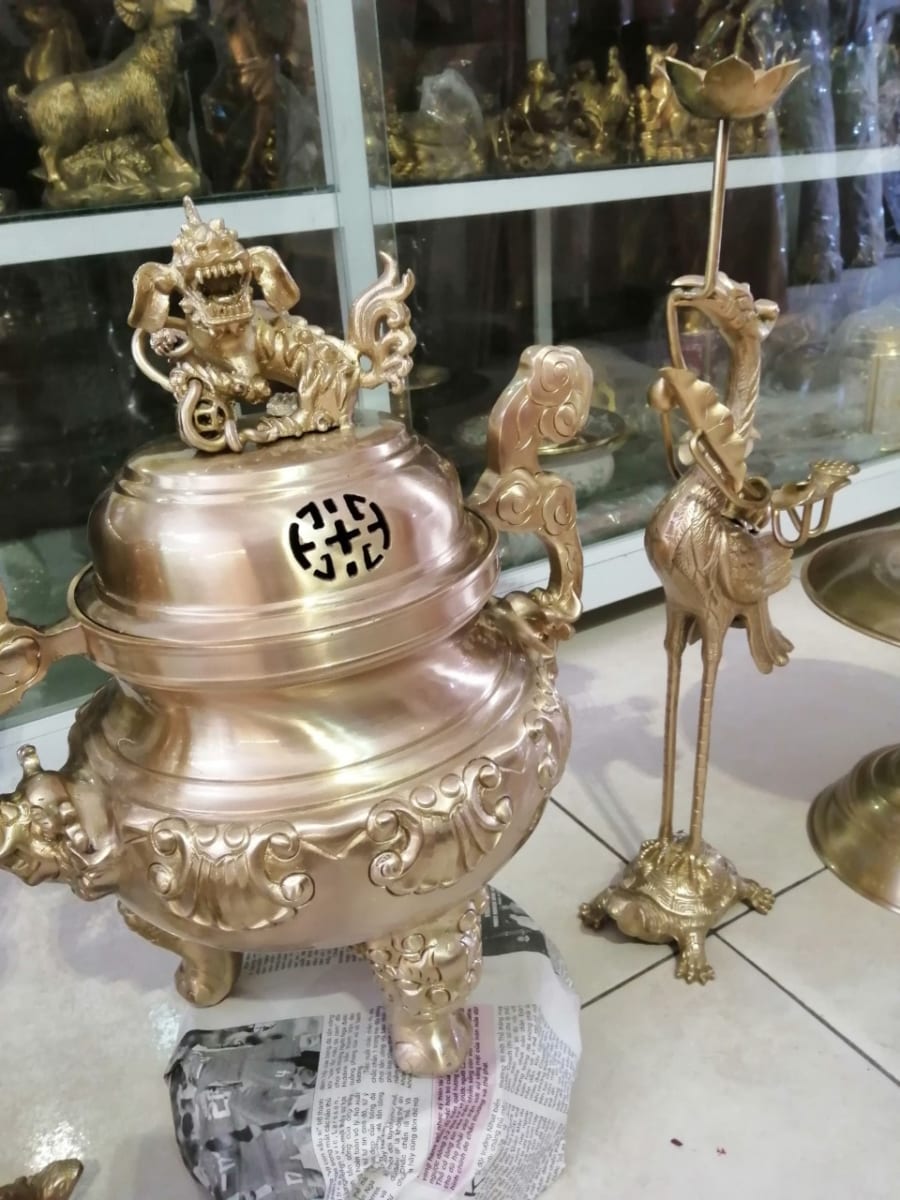 Đồ thờ cúng bằng đồng HH-0014