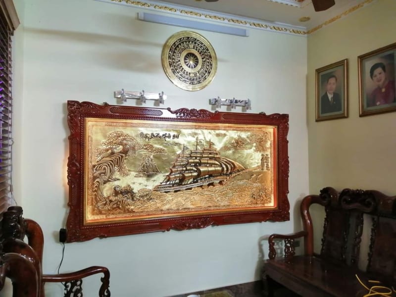 Mẫu tranh đồng mỹ nghệ HH-0070